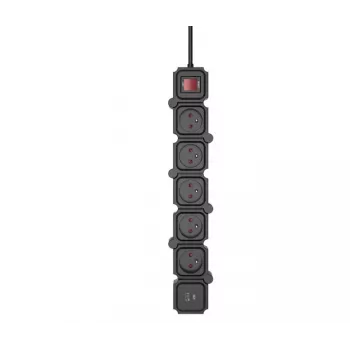 Maitinimo lizdas TB Energy Power Strip 1.5 m — 1.5 m laidas, keli lizdai