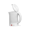 Elektrinis virdulys LAFE LAFCZA45865, nerūdijantis plienas, 0,6 L, 600 W, šviesiai pilkas, atverčiamas užrakinamas dangtis