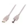 Assmann USB jungiamasis kabelis, A–B tipo, kištukas/kištukas, 3,0 m, USB 2.0, UL, smėlio spalvos (AK-300102-030-E)