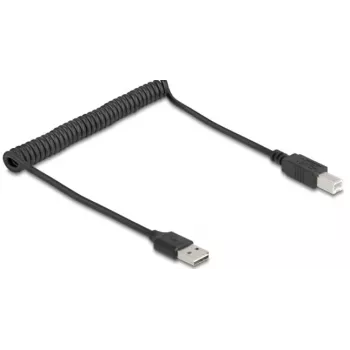 USB laidas DeLOCK 90130 USB 2.0 0,8 m juodas