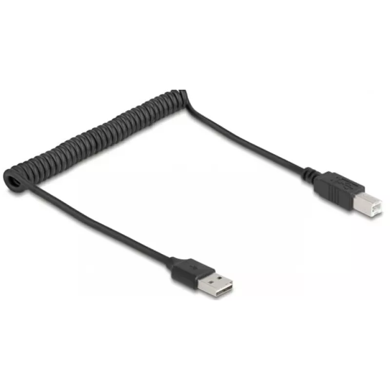 USB laidas DeLOCK 90130 USB 2.0 0,8 m juodas