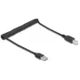 USB laidas DeLOCK 90130 USB 2.0 0,8 m juodas