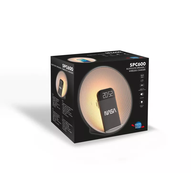 NASA SPC600 Bluetooth garsiakalbis/ Žadintuvas/ Belaidis įkroviklis