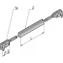 SCHROFF kreipiamosios bėgelio tipo priedas, PC, 280 mm (24568-381)