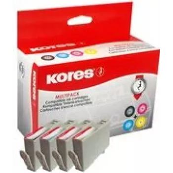 Kores kelių pakuočių rašalas G1747KIT pakeičia hp 953XL po vieną x juodas 53 ml žydra rausvai raudona - Juoda - Žydra (G1747KIT)