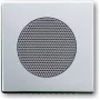 BUSCH JAEGER 8200-0-0080 - aliuminis - sidabrinis - įprastas - Busch-Jaeger - garsiakalbio įdėklas 8223 U - 63 mm - 63 mm