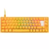 Ducky One 3 SF Geltona klaviatūra, žaidimų, USB, mechaninė, RGB LED