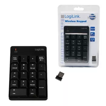 LogiLink ID0120 Belaidė skaičių klaviatūra su 18 klavišų