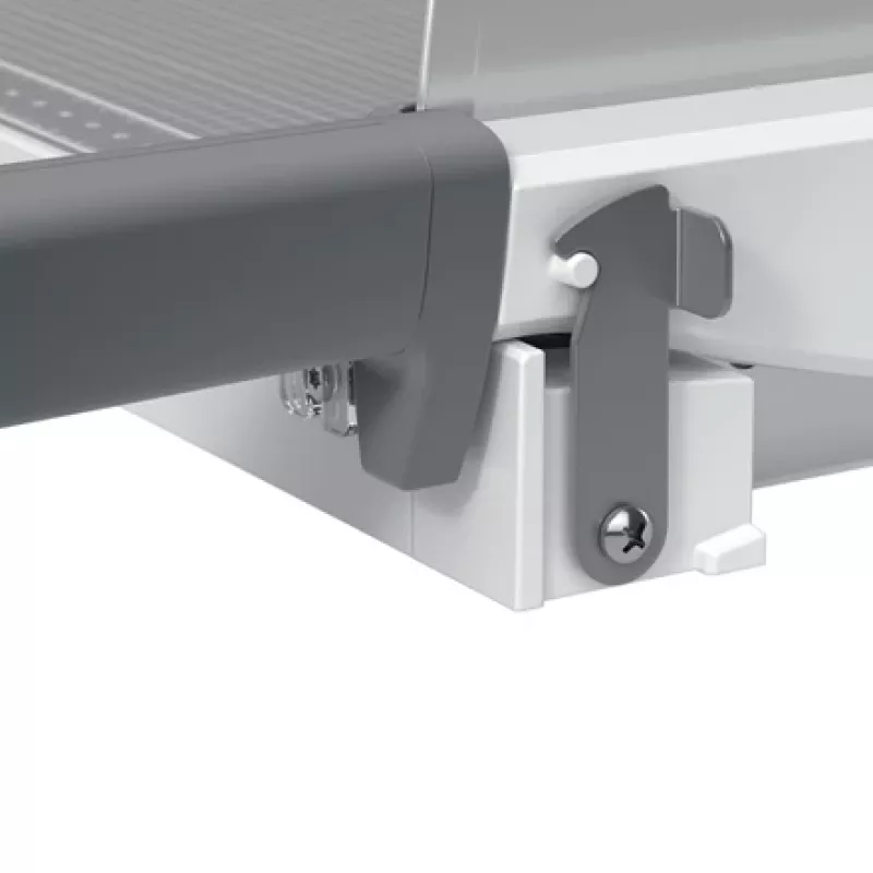 Leitz Precision Home Office popieriaus pjaustytuvas A3, 10 lapų, rankinis prispaudėjas, nerūdijantis plienas, A3, 80 g/m², plienas