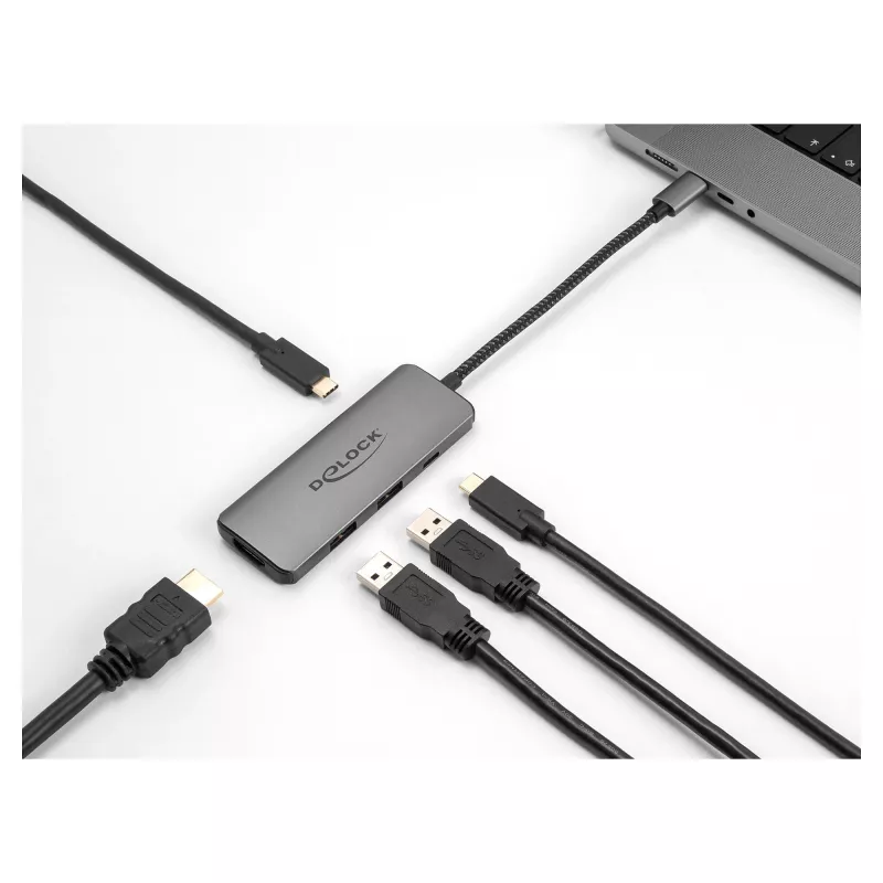 DeLOCK USB Type-C prijungimo stotis 8K HDMI USB PD 3.0 100 W