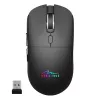 Belaidė pelė MEDIA-TECH MT1124 BT/RF Silent & Recharge — abiem rankoms tinkama, 3200 DPI, Bluetooth + 2,4 GHz USB, 6 mygtukai, įkraunama