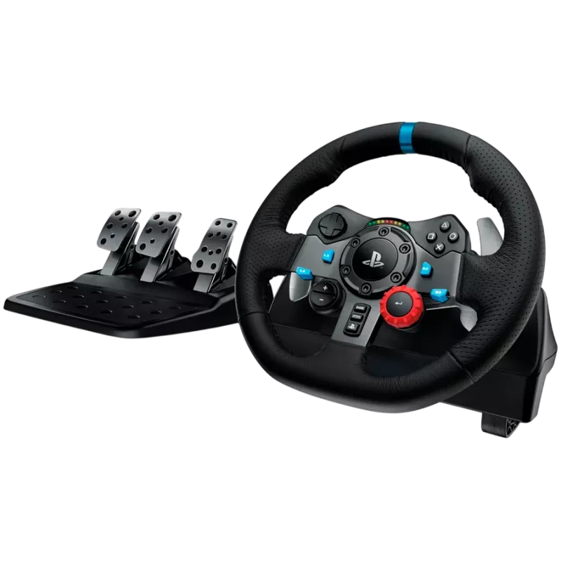 LOGITECH G29 EU + G435 Juoda Gaming Controller Aliuminis Juodas USB Vairas + pedalai + ausinės PC