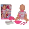Lėlė kūdikis SIMBA New Baby Born Bobas 105032533 – guminis kūnas, naujagimio dydis