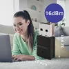 Belaidis mini USB Wi‑Fi adapteris QOLTEC 57007 — Vienos juostos 2,4 GHz, iki 150 Mbps, vidinė antena