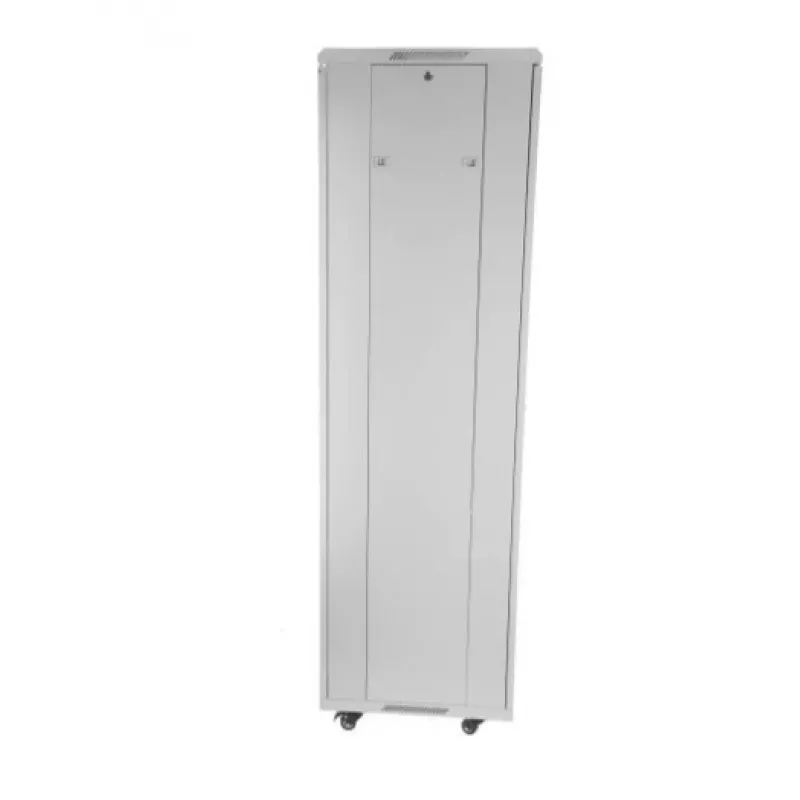 SOMI Networks | 42U, 19 colių laisvai pastatoma spinta | 42U-80/100NACP | Pilka | Maks. apkrova 800 kg; nuimami ir užrakinami šoniniai skydai; perforuotos metalinės durys; nesurinkta | Gylis: 100 cm