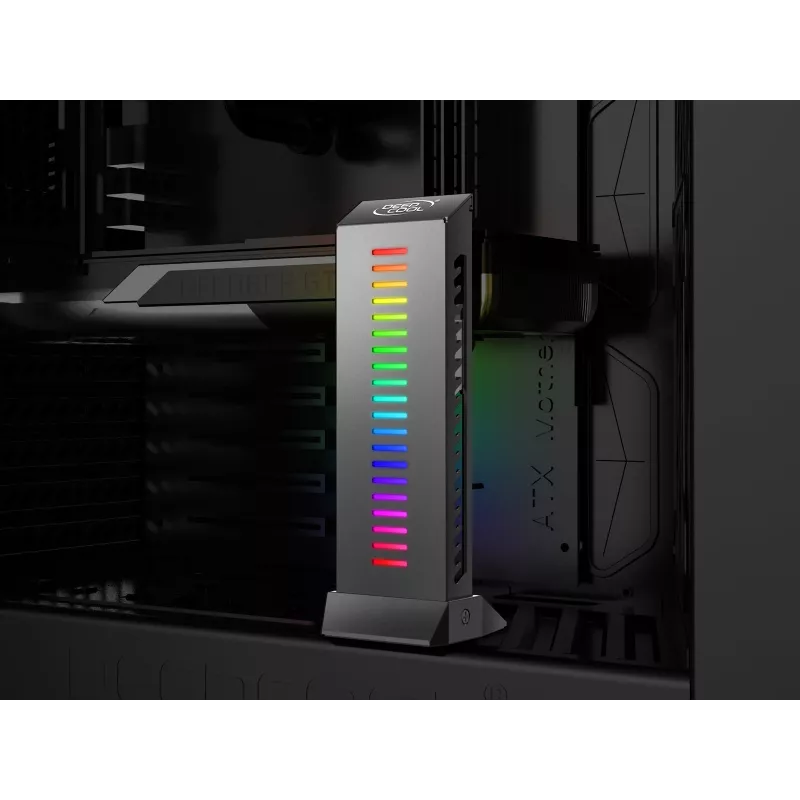 DeepCool GH-01 A-RGB pilno bokšto grafinės plokštės laikiklis