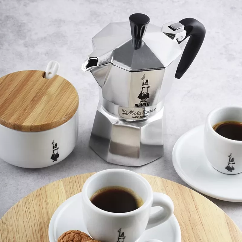 Bialetti Moka Express moka puodas 0,06 L aliuminis, juodas