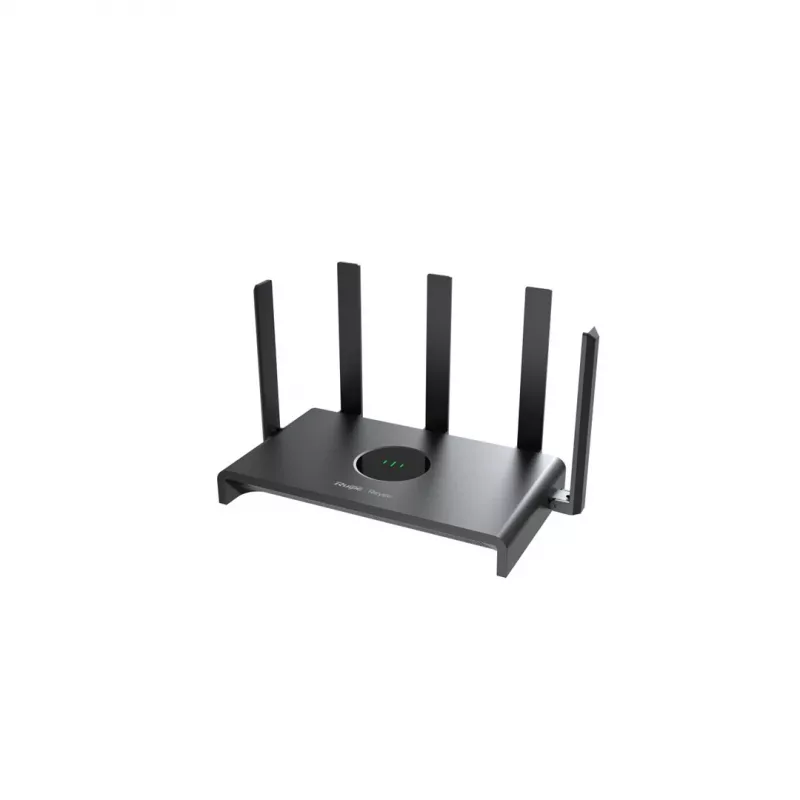 Stalinis maršrutizatorius RUIJIE RG-EW1300G Dviejų juostų Wi‑Fi 5 1300Mbps, MediaTek MT7621, 3x Gigabit LAN, 5 išorinės antenos