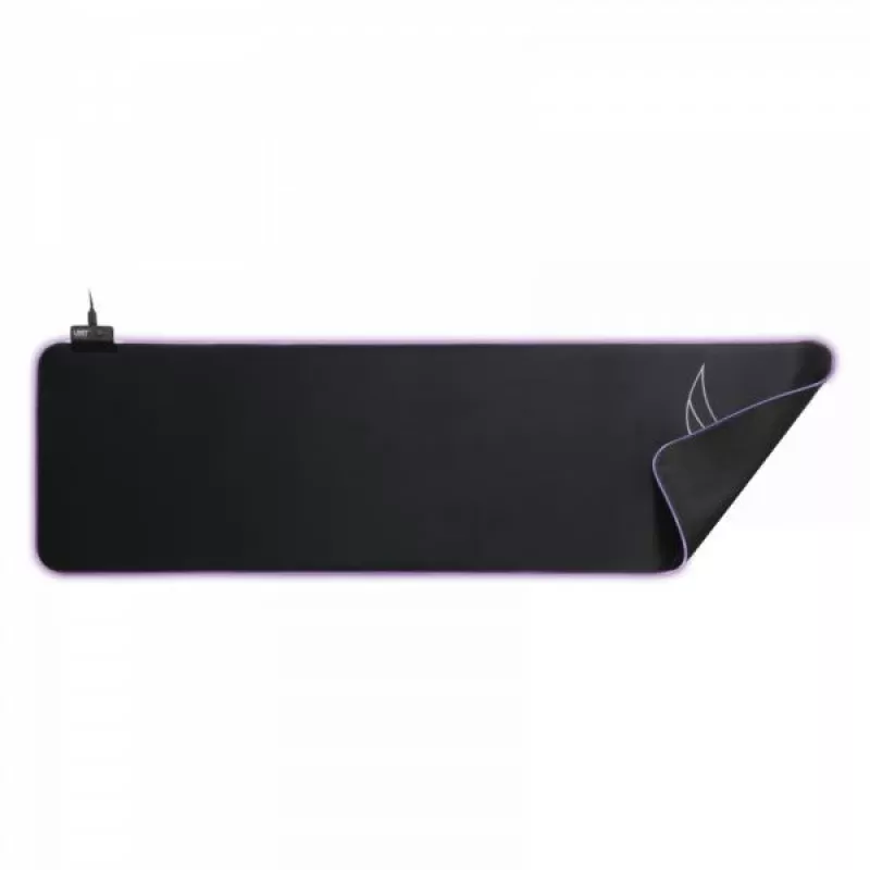 L33T Gaming 160406 Asar Bardagi XXL RGB Gaming pelėdų kilimėlis, greitas paviršius. 920 x 294 x 3 mm, juoda