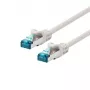 Tinklo kabelis LOGON SSTP Cat5e RJ-45 į RJ-45 1 m Dramblio kaulo spalva