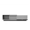 Cama TV spintelė SIGMA1 180 baltas/juodas blizgus