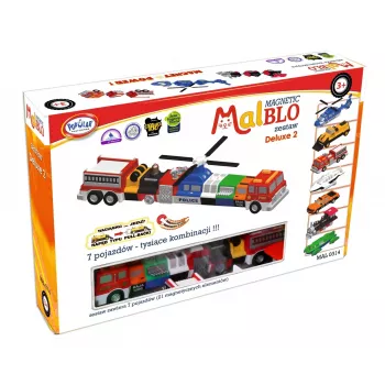 Transporto priemonių rinkinys „Popular Playthings Magnetic Mix or Match“