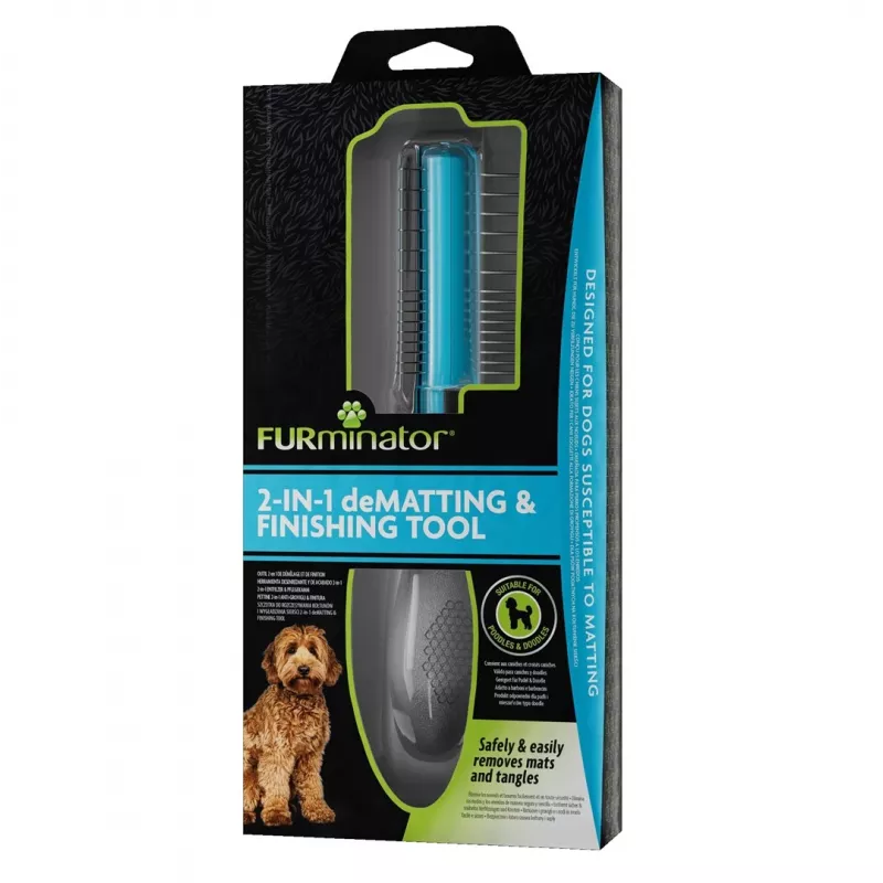 FURminator 2 in 1 - furminator, skirtas kilimėlių šalinimui ir šunų formavimui