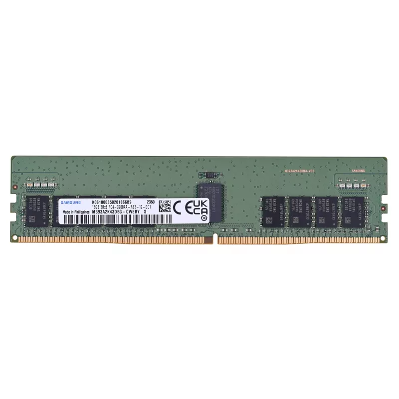 Samsung M393A2K43DB3-CWE atminties modulis 16 GB 1 x 16 GB DDR4 288-pin DIMM ECC