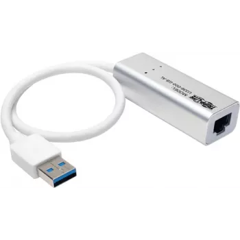 Tripp Lite U336-000-GB-AL USB 3.0 SuperSpeed į Gigabit Ethernet NIC tinklo adapteris - 10/100/1000 - Plug-and-Play - Aliuminis (U336-000-GB-AL)