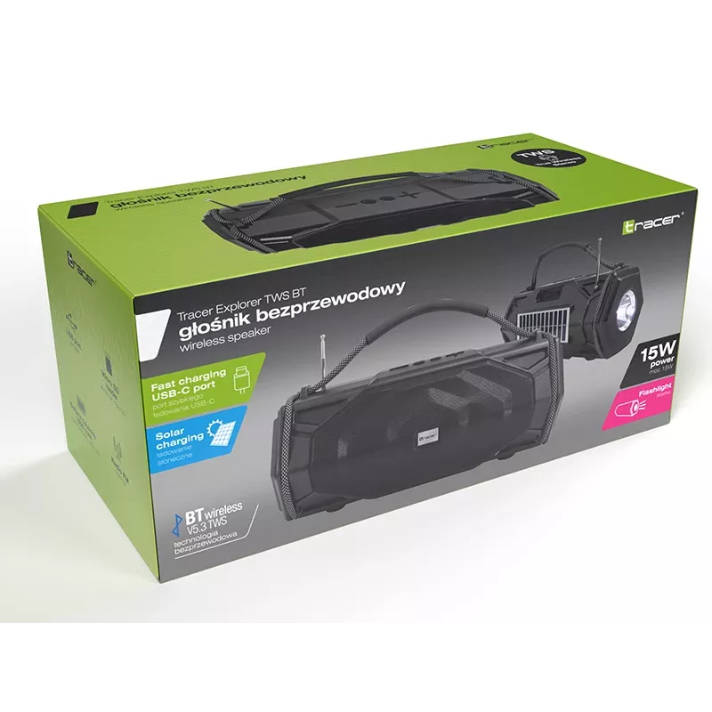 TWS ausinės TRACER Explorer TRAGLO47616 Bluetooth 5.0 IPX4, belaidės į ausis įdedamos su įkrovimo dėklu