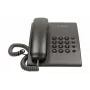 Laidinis telefonas Panasonic KX-TS500 juodas su skambintojo ID ir garsiakalbiu