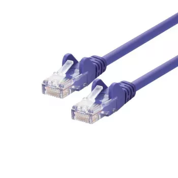 Tinklo kabelis LOGON TCU55U200P — Cat5e U/UTP, RJ-45 į RJ-45, 20 m, violetinis, auksuoti kontaktai