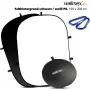 Walimex pro 2in1 Falthintergrund s/w 150x200 PES (1023073)