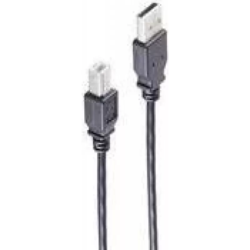 USB laidas ShiverPeaks BS13-23055 5m USB A USB B juodas