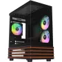 PC Micro Tower Thermaltake View 170 WS ARGB — Micro chassis, Juoda, supports PS2 PSU, 2x 120 mm side + 1x 120 mm rear fans, 2.5/3.5 inch HDD