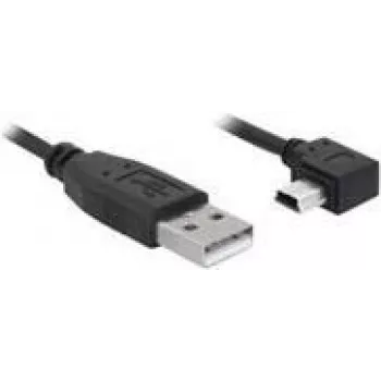USB Kabelis DeLOCK 82681 1m USB A Mini-USB B Juodas