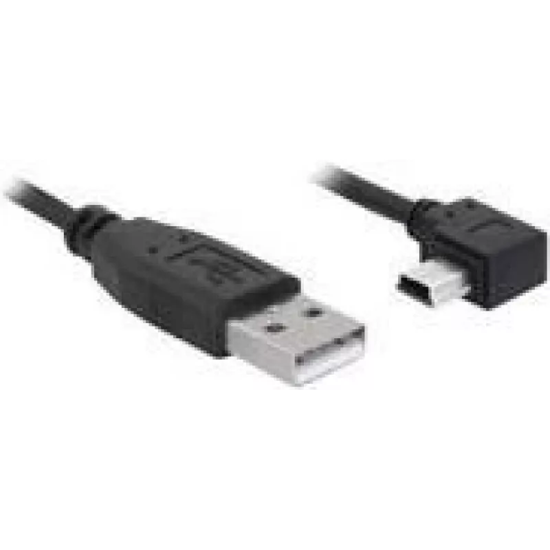 USB Kabelis DeLOCK 82681 1m USB A Mini-USB B Juodas