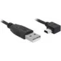USB Kabelis DeLOCK 82681 1m USB A Mini-USB B Juodas