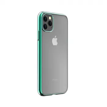 Apsauginis kietas dėklas Devia Glimmer serijos, skirtas iPhone 11 Pro, žalias, PC galinė dalis