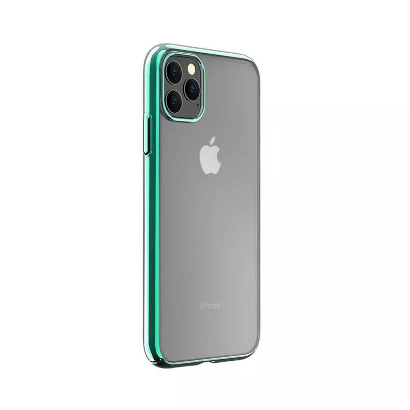 Apsauginis kietas dėklas Devia Glimmer serijos, skirtas iPhone 11 Pro, žalias, PC galinė dalis