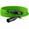 Premium XLR-kabelis XLR6M-G žalias (šviesiai žalias, 6 metrai)