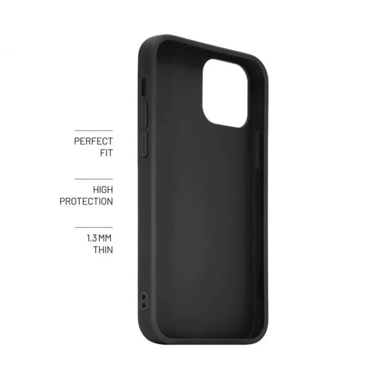 „Fixed STORY“ nugarėlės dangtelis, skirtas „Xiaomi Redmi 15 4G/5G“, gumuotas juodas apsauginis dėklas