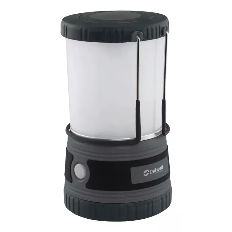 USB maitinamas kempingo žibintas Outwell Carnelian DC 1000, LED 1000 lm, 2700 K, Li-Ion, ABS/Aliuminis, 115×115×200 mm