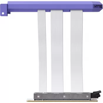 PCIe 5.0 Hyper Riser laidas, HYTE, modelis ACC-HYTE-PCIE50-TM, 20 cm, violetinė / balta