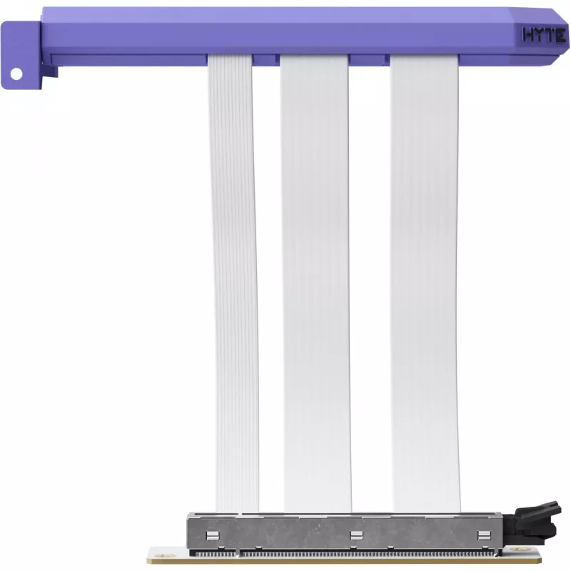 PCIe 5.0 Hyper Riser laidas, HYTE, modelis ACC-HYTE-PCIE50-TM, 20 cm, violetinė / balta