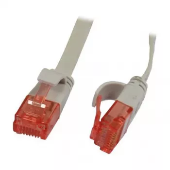 komutacinis kabelis RJ45 - CAT6 250 MHz - 7,5 m pilkas - UTP(U/UTP) - PVC - plokščias - Synergy 21 -
