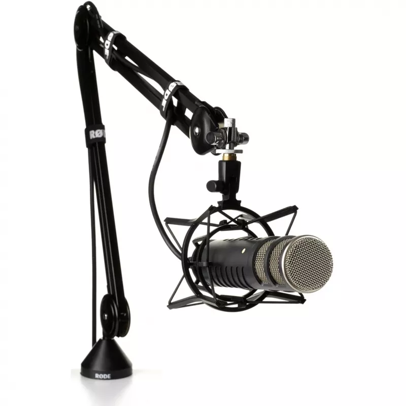 Studijinis dinaminis mikrofonas RØDE Procaster — laidinis, mini XLR (3 kontaktų), 75–18 000 Hz, 32 Ω, -56 dB, juodas, 695 g