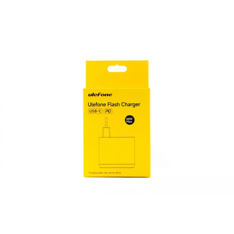 UleFone 66W įkroviklis — greitas USB maitinimo adapteris nešiojamiems įrenginiams, modelis UF-CHAR-66WR