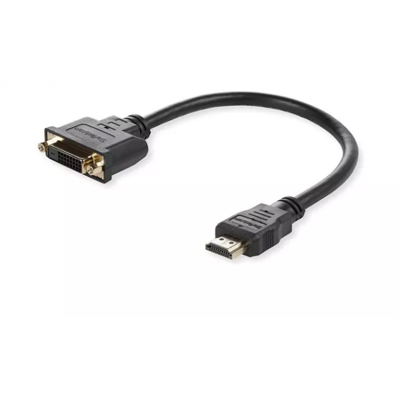 „Microconnect HDMDVI15CM“ vaizdo kabelio adapteris 0,15 m HDMI A tipo (standartinis) DVI-D juodas