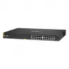 HPE Aruba Networking CX 6100 24G Class4 PoE 4SFP+ 370W valdomas L3 Gigabit Ethernet (10/100/1000) maitinimas per Ethernet (PoE) 1U juodas